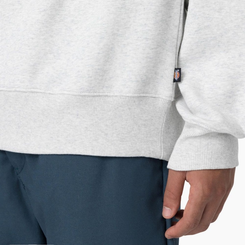 White Men's Dickies Summerdale Sweatshirt | CPD015243