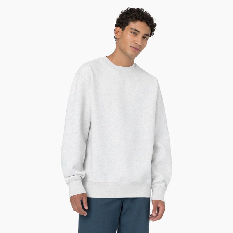 White Men\'s Dickies Summerdale Sweatshirt | CPD015243