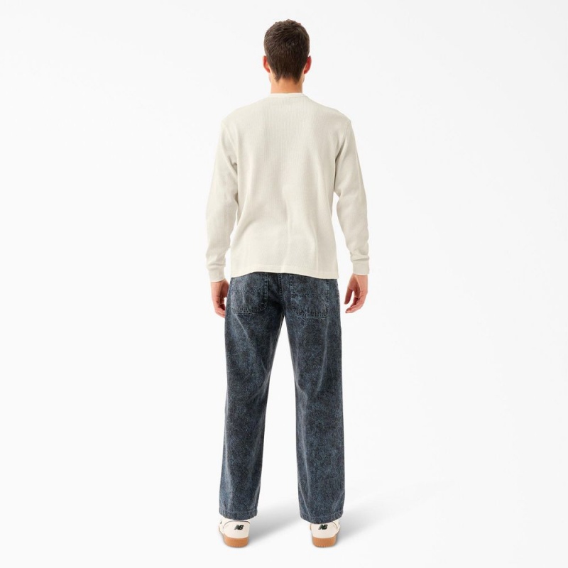 White Men's Dickies Tom Knox Thermal Shirt | BIZ210974